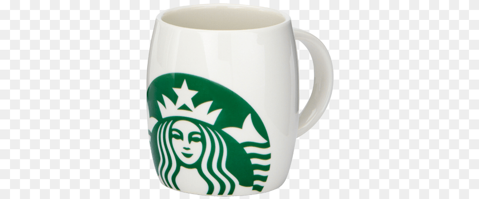 Starbucks Coffee New Logo Mug, Cup, Beverage, Coffee Cup, Face Png Image