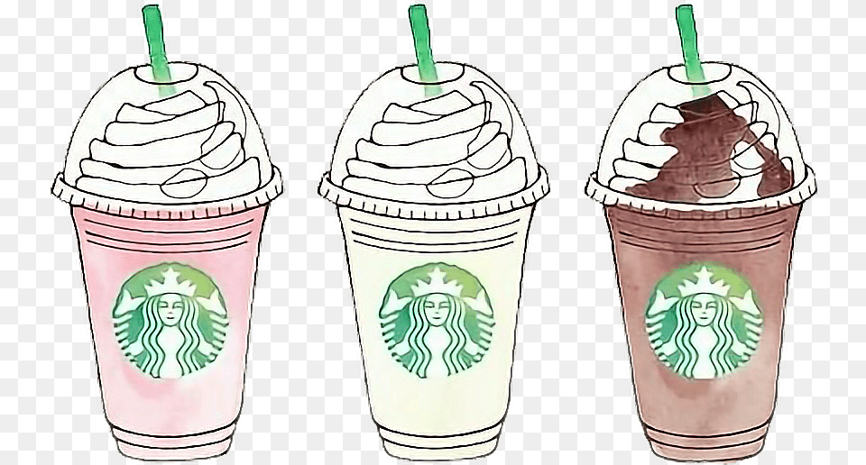 Starbucks Coffee Tumblr Starbucks Clipart, Ice Cream, Cream, Food, Dessert Png Image