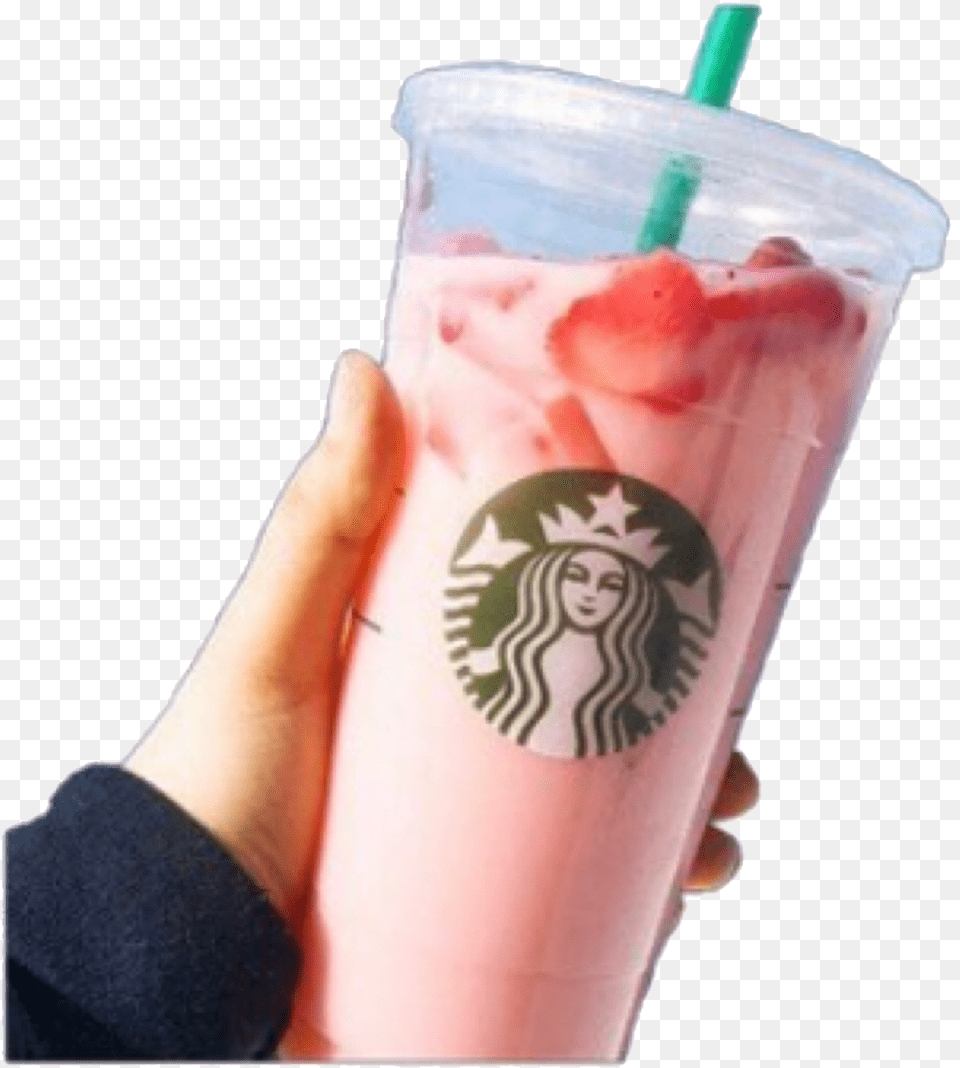 Starbucks Drink Pinkdrink Pink Venti Vsco Basic Tall Pink Drink Starbucks, Beverage, Juice, Milk, Smoothie Free Transparent Png
