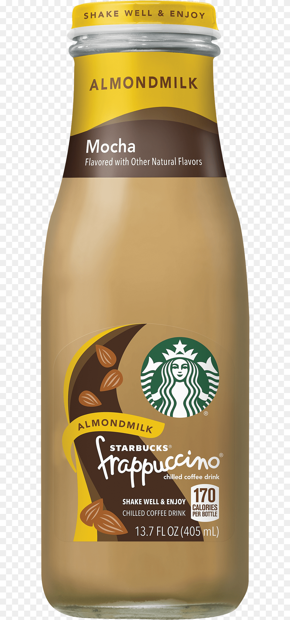 Starbucks Frappuccino With Almond Milk Mocha, Alcohol, Beer, Beverage, Cup Free Png