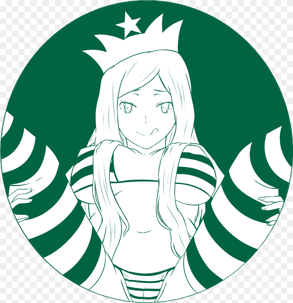 Starbucks Hentai, Logo, Photography, Person, Face Png Image