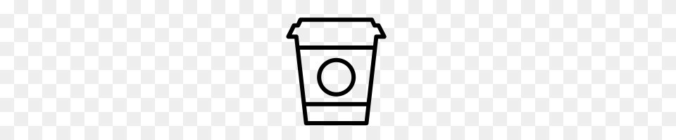 Starbucks Icons Noun Project, Gray Png