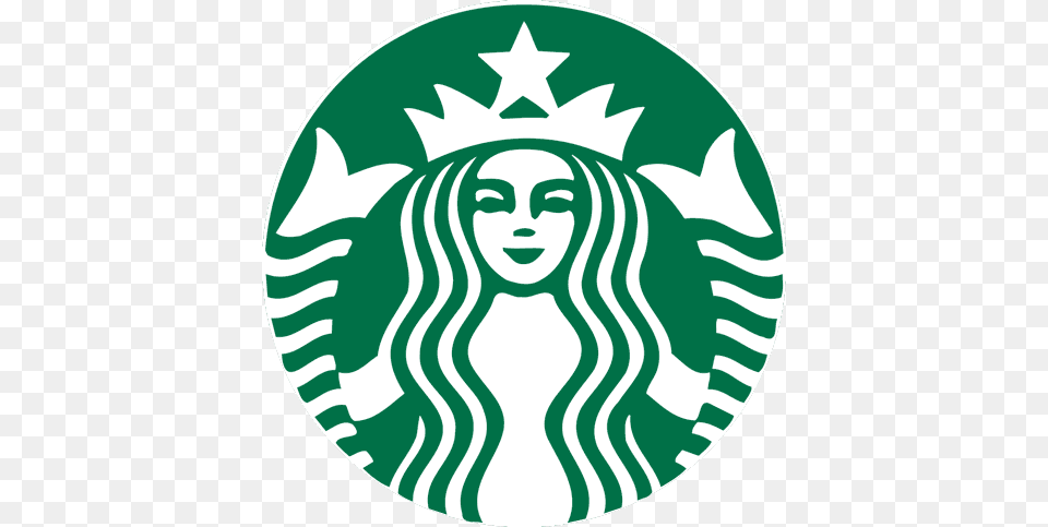 Starbucks Logo, Face, Head, Person, Animal Free Png Download