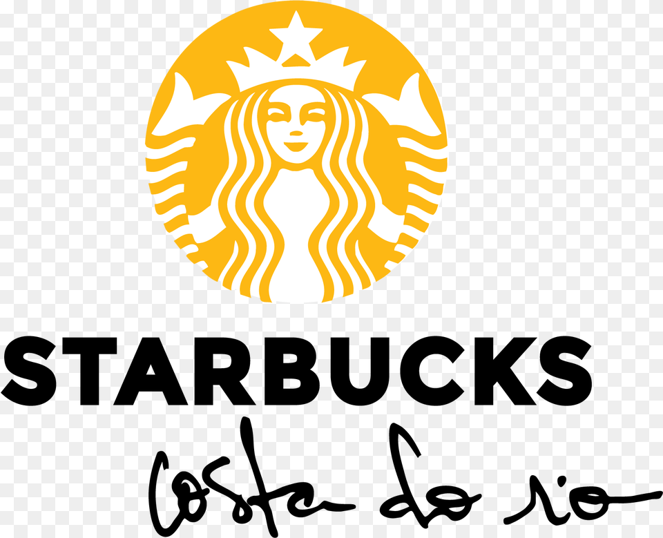 Starbucks Logo Transparent Starbucks New Logo 2011, Badge, Symbol, Gold, Face Png