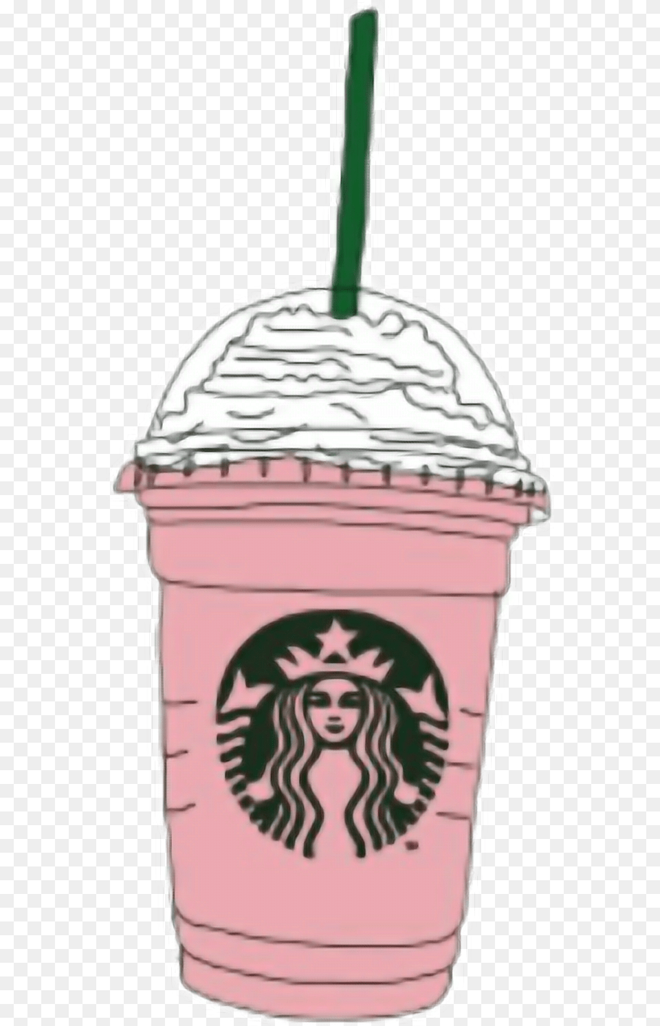 Starbucks Love Tumblr Pink Cute Starbucks New Logo 2011, Cream, Dessert, Food, Ice Cream Png