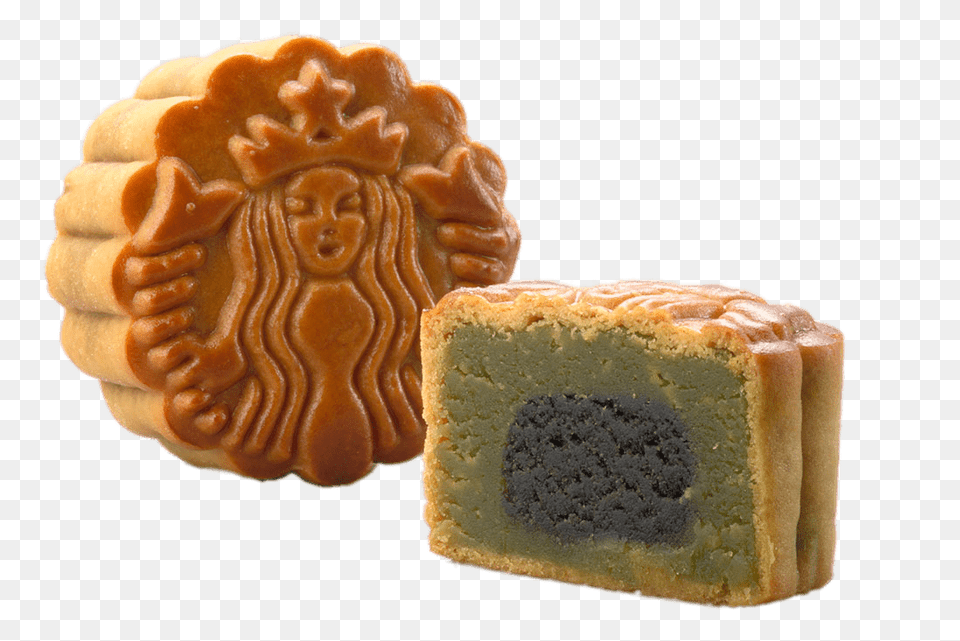 Starbucks Matcha Green Tea Mooncakes, Bread, Food, Sweets, Face Free Png