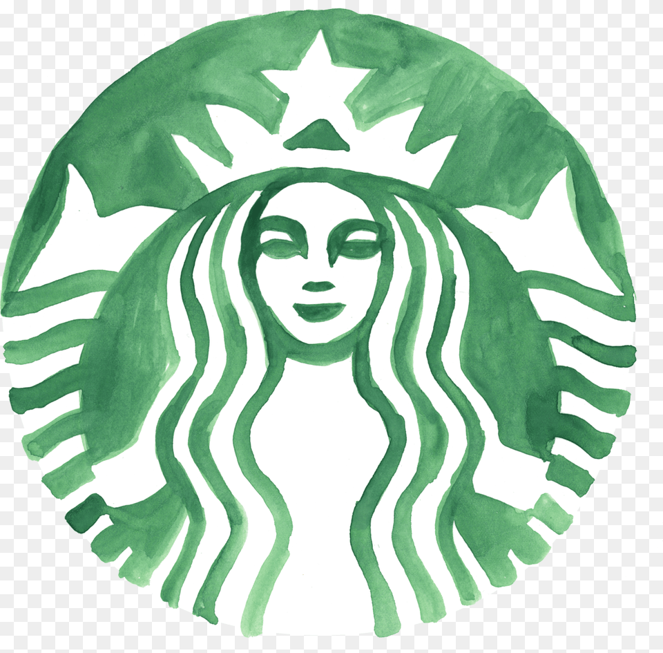 Starbucks New Logo 2011, Person, Face, Head, Art Png