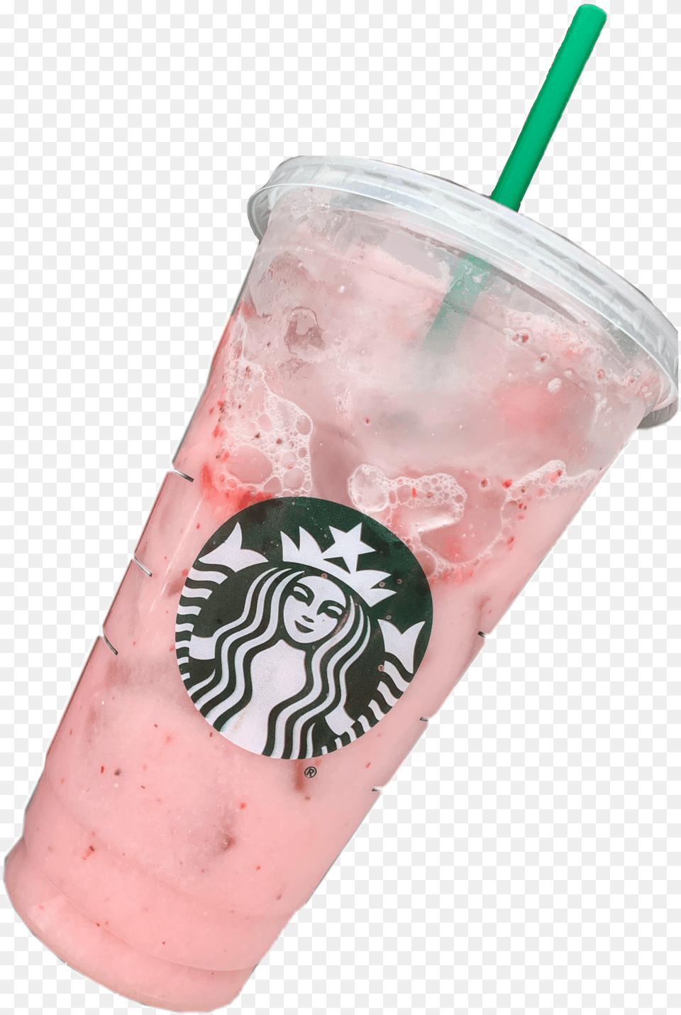 Starbucks Pinkitydrinkity Pink Sticker By Tatsroveto Aesthetic Starbucks Pink Drink, Beverage, Juice, Milk, Smoothie Png Image