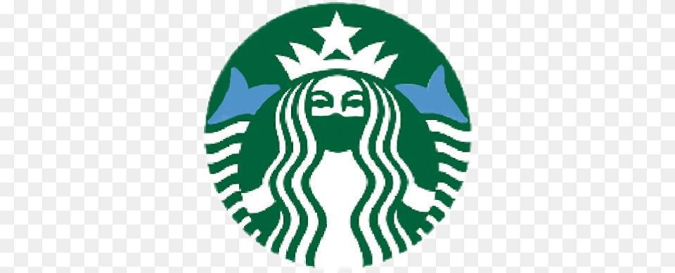 Starbucks The Logo Sticker By Galaxy Twins Social Distancing Company Logo, Animal, Mammal, Wildlife, Zebra Png Image