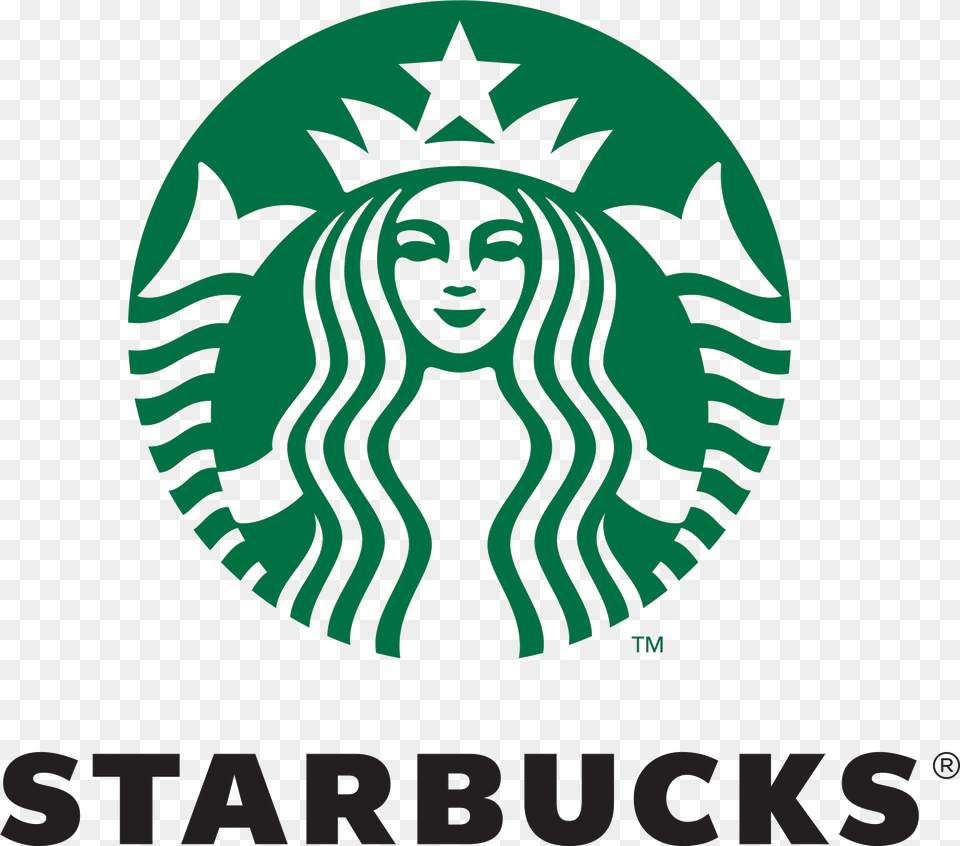 Starbucks Transparent Images Logo Starbucks, Face, Head, Person, Emblem Png Image