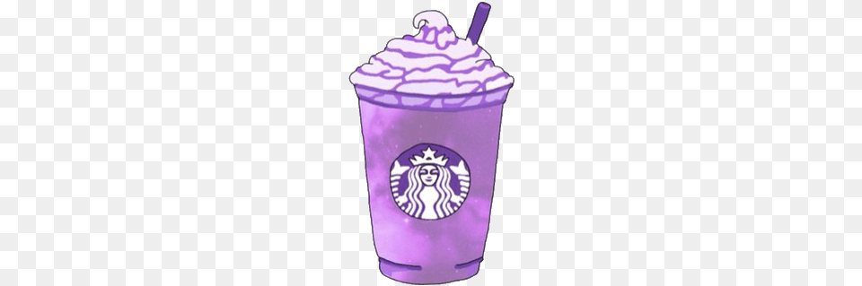 Starbucks Tumblr Transparents Girly Pictures Starbucks Purple Tumblr Overlays Transparent, Beverage, Juice, Smoothie, Cup Png Image