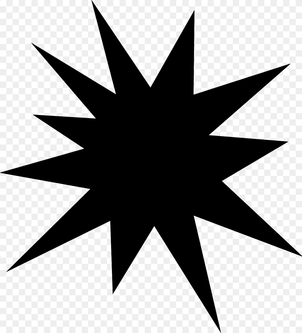 Starburst, Gray Png