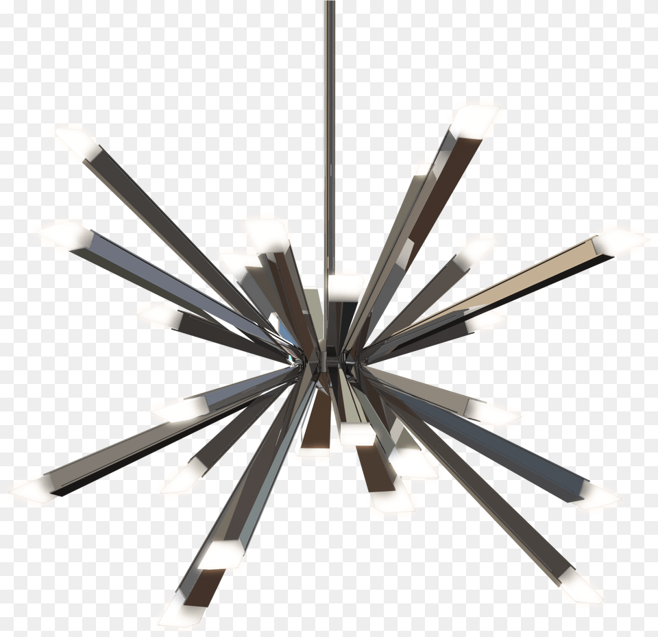 Starburst Chandelier By Blackjack Lighting Llc Archello Horizontal, Lamp, Appliance, Ceiling Fan, Device Free Transparent Png