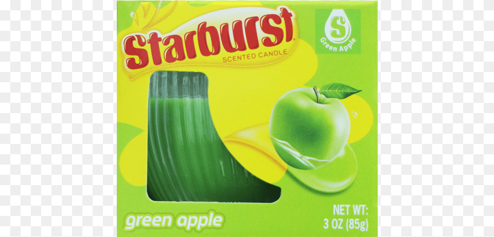 Starburst Green Apple Boxed Candle 85g Starburst Fruit Chews Favereds 14 Oz Bag, Food, Plant, Produce, Advertisement Free Transparent Png