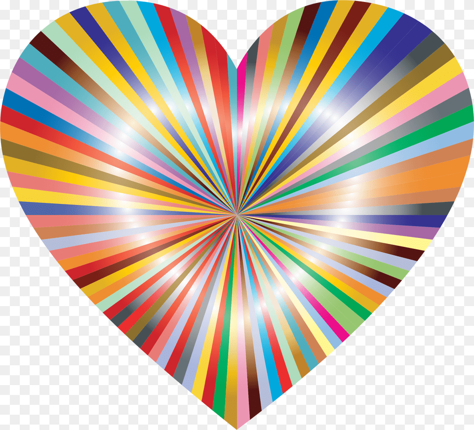 Starburst Heart 17 Clip Arts, Disk, Pattern Free Png Download