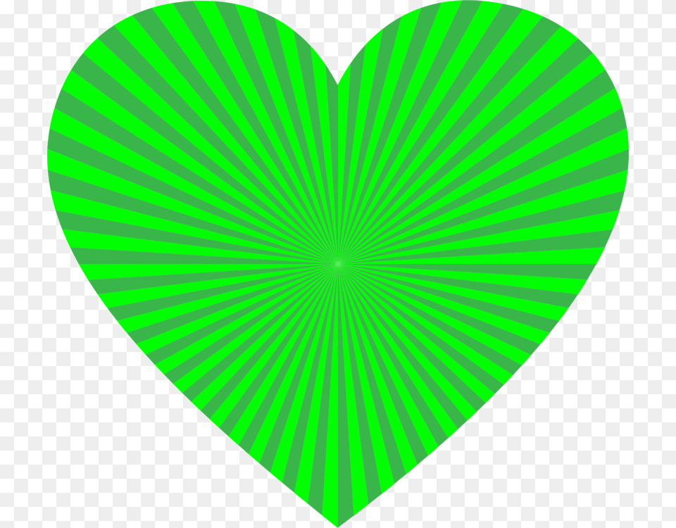 Starburst Heart Cliparts Of Yellow Green Heart, Balloon Free Png