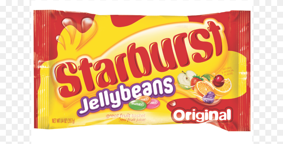 Starburst Jelly Beans 14oz Basic Starburst Jellybeans Original 14 Oz Bag, Food, Sweets, Candy, Ketchup Free Transparent Png