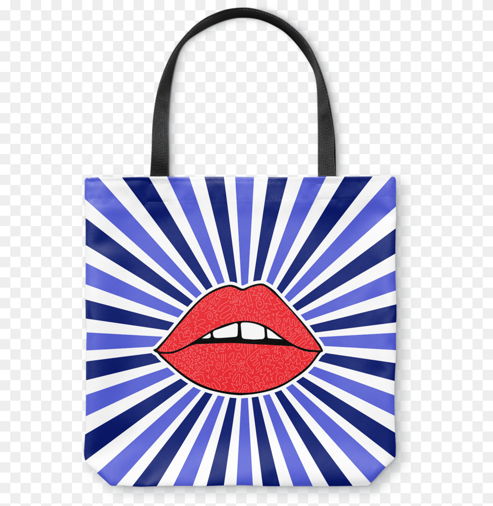 Starburst Lips Tote Bag Happy Day Poster, Accessories, Handbag, Purse, Flag Free Transparent Png
