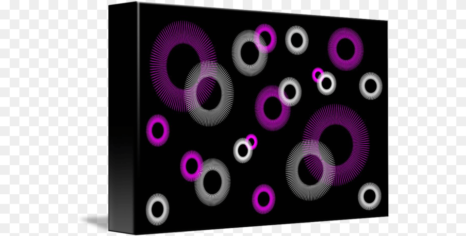 Starburst Pink White Black Pattern Dot, Spiral, Purple, Electronics, Speaker Free Png