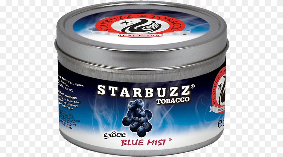 Starbuzz Blue Mist 250g Blue Mist Shisha Flavour, Dessert, Food, Yogurt, Can Free Png