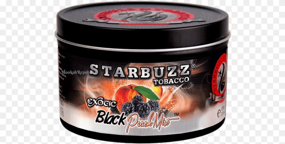 Starbuzz Bold Black Peach Mist Shisha Hookah Republic Starbuzz Geisha, Tin, Can, Food, Fruit Free Transparent Png