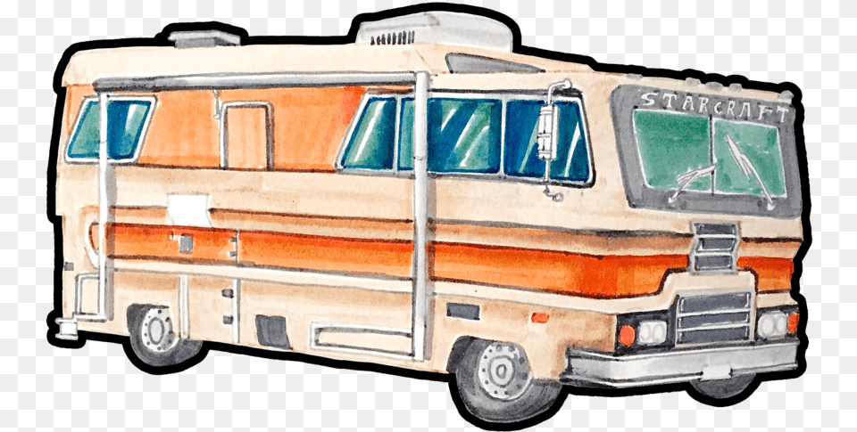 Starcraft Compact Van, Transportation, Vehicle, Caravan, Car Png