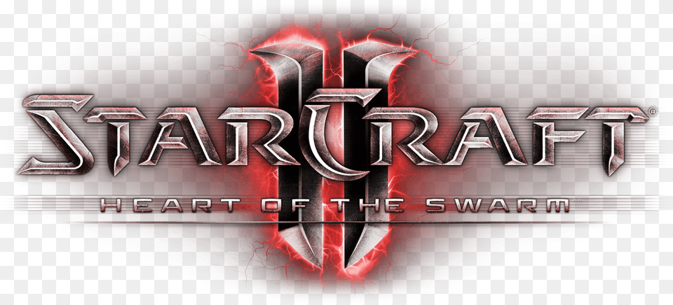 Starcraft Ii Heart Of The Swarm Logo High Resolution Starcraft 2 Wings Of Liberty, Book, Publication, Weapon Png