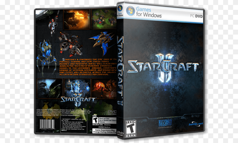 Starcraft Ii Pc Cover, Advertisement, Poster, Person Free Png