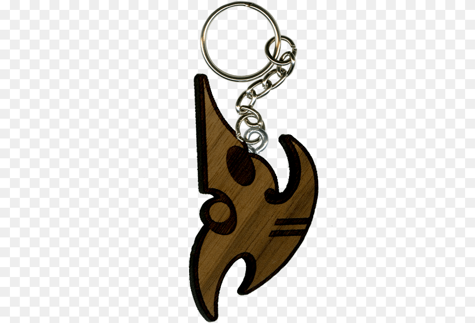 Starcraft Ii Protoss Logo Engraved Keychain Keychain, Accessories, Earring, Jewelry, Locket Free Png