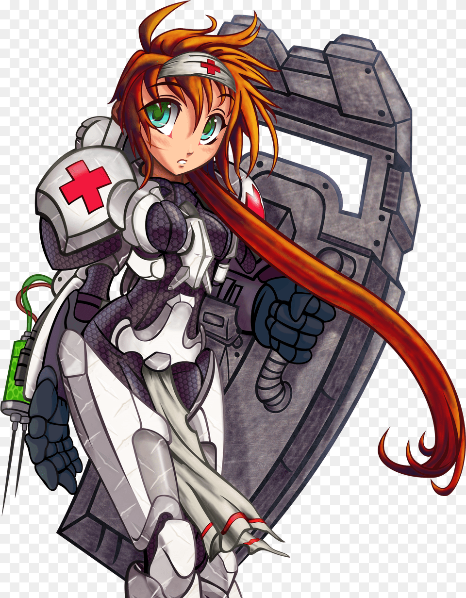 Starcraft Images Medic Redrawn Hd Wallpaper And Background Anime Medic Girl, Logo, Symbol, Road Sign, Sign Free Png Download