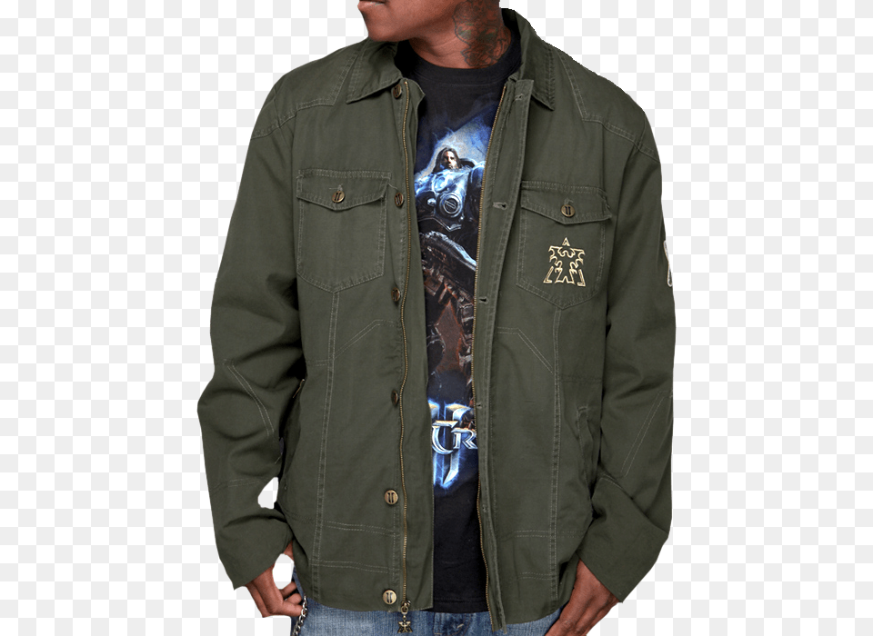 Starcraft Jacket, Clothing, Coat, Vest, Overcoat Png Image