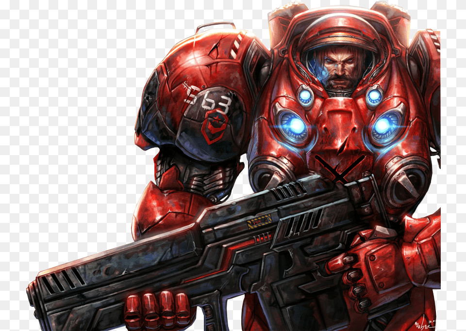 Starcraft Starcraft 2 Join The Dominion, Helmet, Adult, Male, Man Free Png
