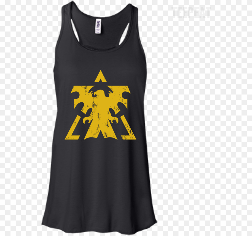 Starcraft Terran Logo Ladies Tee Apparel Teepeat Starcraft 2 Terran, Clothing, Tank Top, Shirt Free Transparent Png