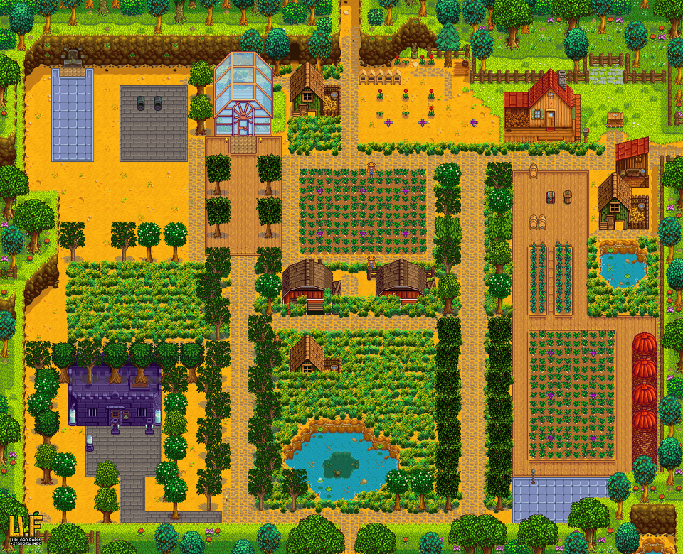 Stardew Valley Planner V2 Stardew Valley Standard Farm Layout, Architecture, Building, Outdoors Free Png