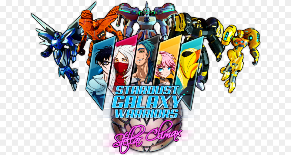 Stardust Galaxy Warriors Logo Gaming Cypher Gaming Cypher Stardust Galaxy Warriors, Publication, Book, Comics, Person Free Transparent Png
