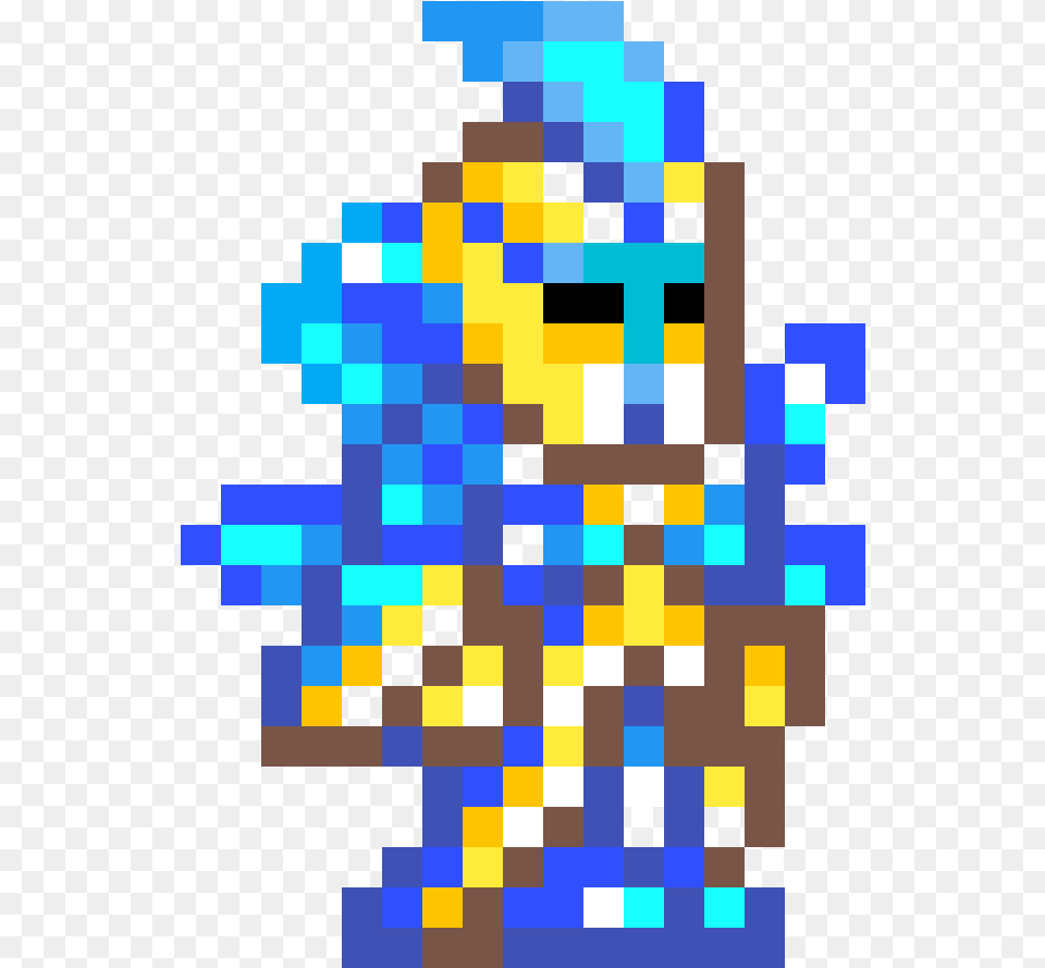 Stardust Terraria Armor Pixel Art, Pattern Png Image