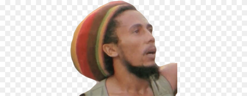Stare Bob Marley Gif Stare Bobmarley Gaze Discover U0026 Share Gifs Transparent Gif Bob Marley, Adult, Person, Hat, Female Png Image