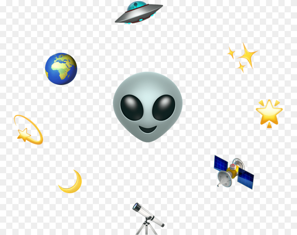 Staremoji Star Moon Et Ovni Emoji Tumblr Cute, Astronomy, Outer Space, Toy, Nature Free Transparent Png