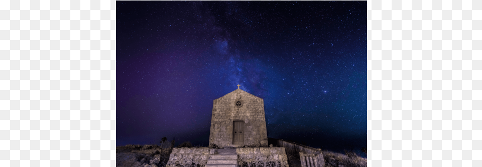 Starfield Chapel Guerra Di Santi Book, Starry Sky, Nature, Outdoors, Night Free Png