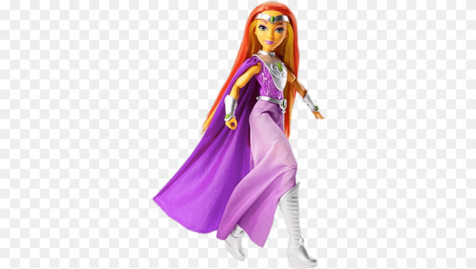 Starfire Action Figure Transparent Starfire Doll, Toy, Adult, Female, Person Png Image