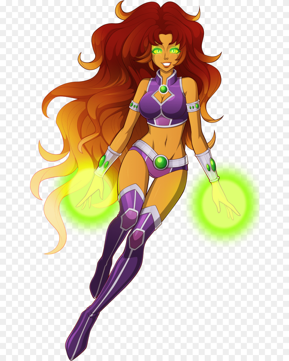Starfire By Sparks220stars Starfire Dc, Publication, Book, Comics, Adult Png