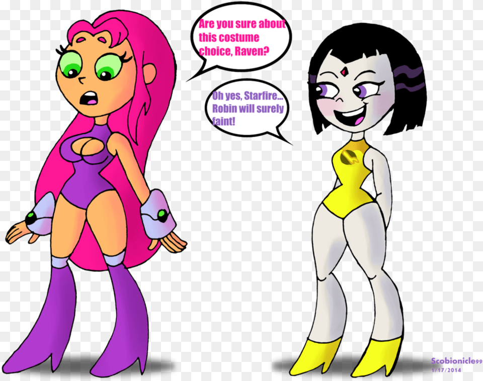 Starfire Drawing Starfire Drawing Teen Titans Raven Cleavage, Book, Comics, Publication, Purple Png