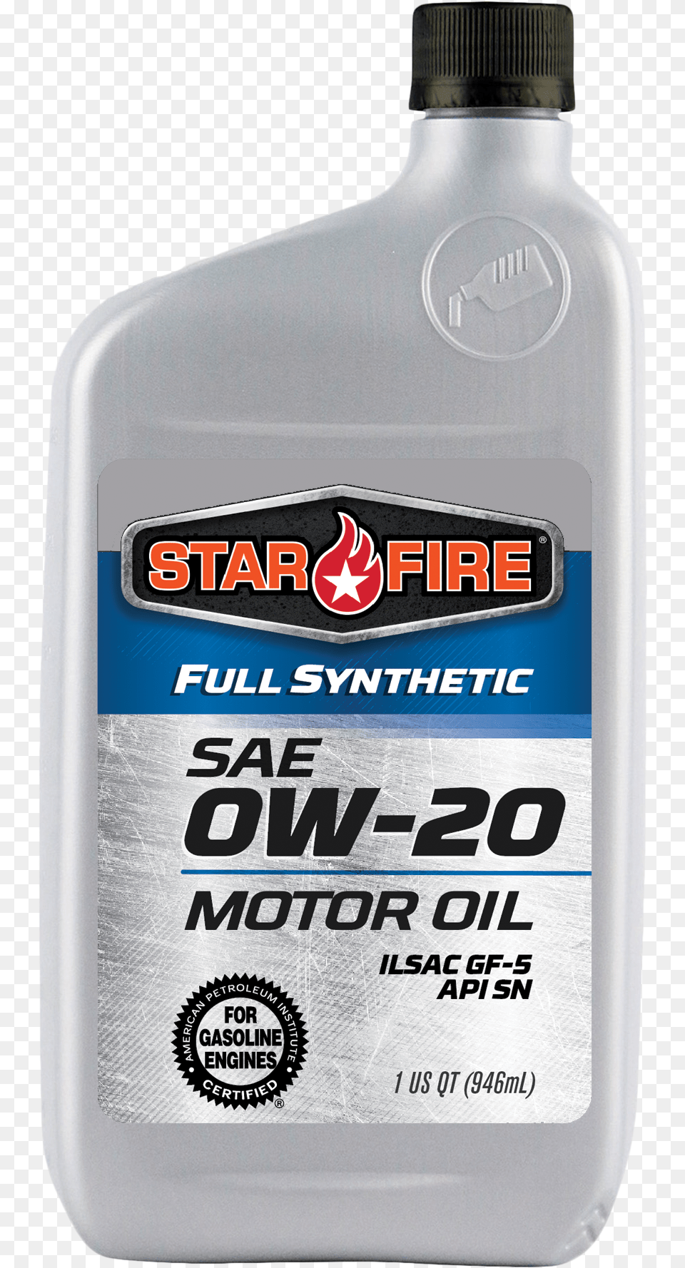 Starfire Full Synthetic Motor Oil 0w20 Oil Starfire, Bottle, Aftershave, Cosmetics, Perfume Png Image