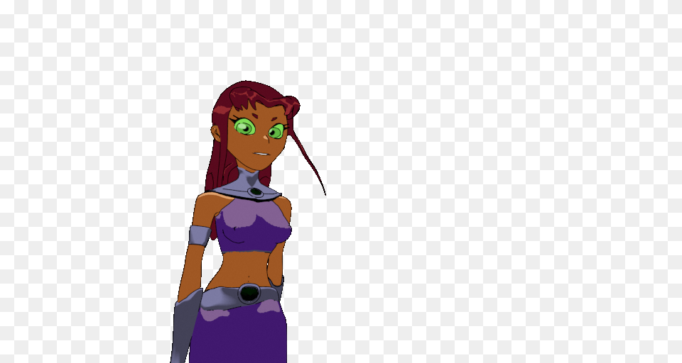 Starfire Latest Render, Adult, Cartoon, Female, Person Png Image