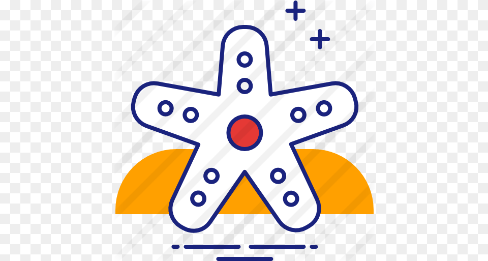 Starfish Animals Icons Circle, Outdoors, Nature, Symbol, Star Symbol Png Image