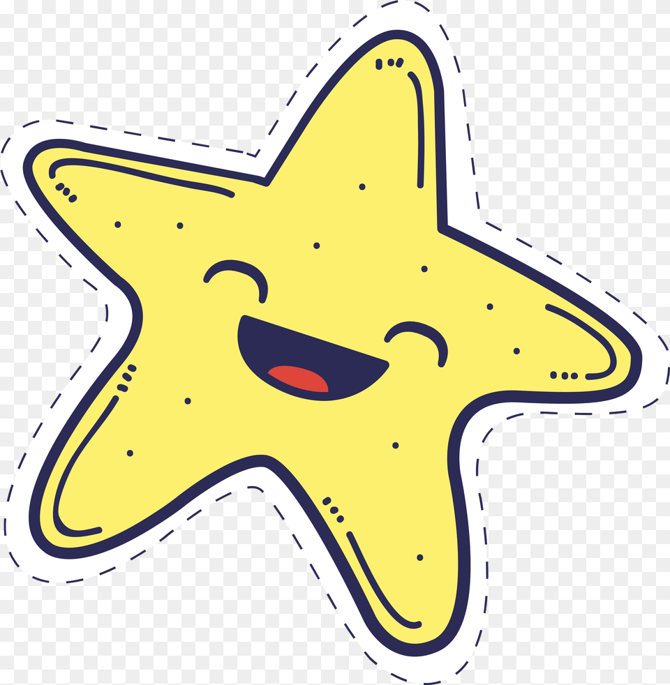 Starfish Cartoon Clip Art Cartoon Stars No Background, Star Symbol, Symbol, Person Free Png Download