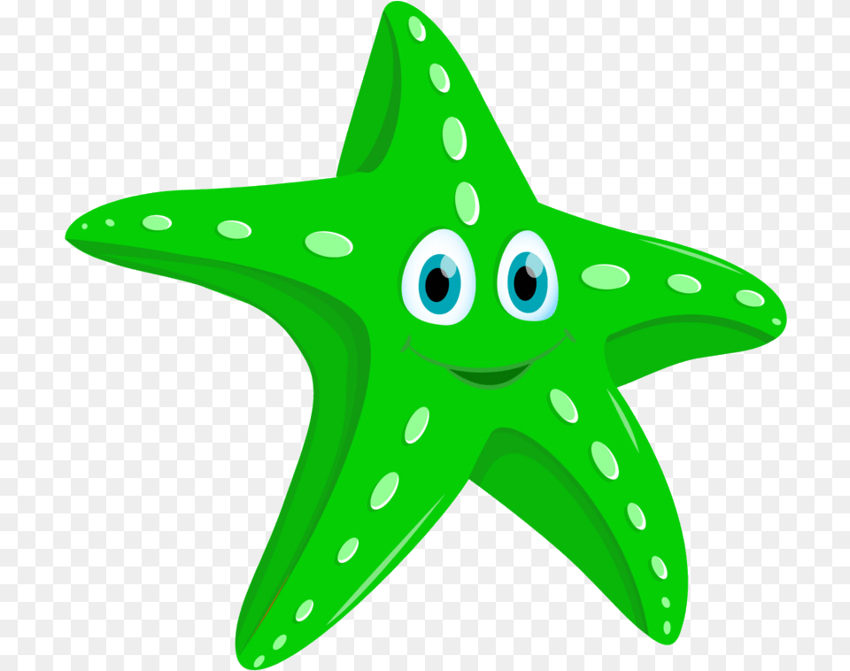 Starfish Clip Art Portable Network Graphics Vector Star Fish Clip Art, Animal, Sea Life, Green, Shark Png Image