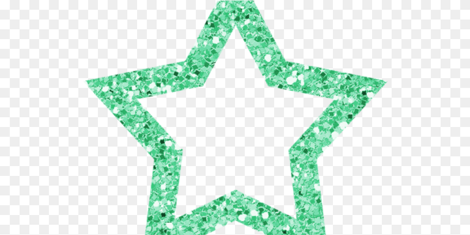 Starfish Clipart Christmas Clip Art Gold Glitter Star, Star Symbol, Symbol, Cross Free Transparent Png