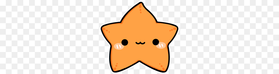 Starfish Clipart Kawaii, Star Symbol, Symbol, Food, Sweets Png Image