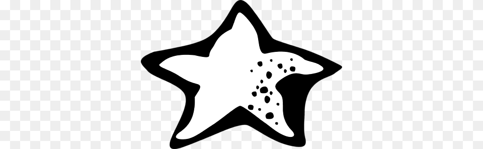 Starfish Clipart No Background All About Clipart, Star Symbol, Symbol, Silhouette, Stencil Free Png Download